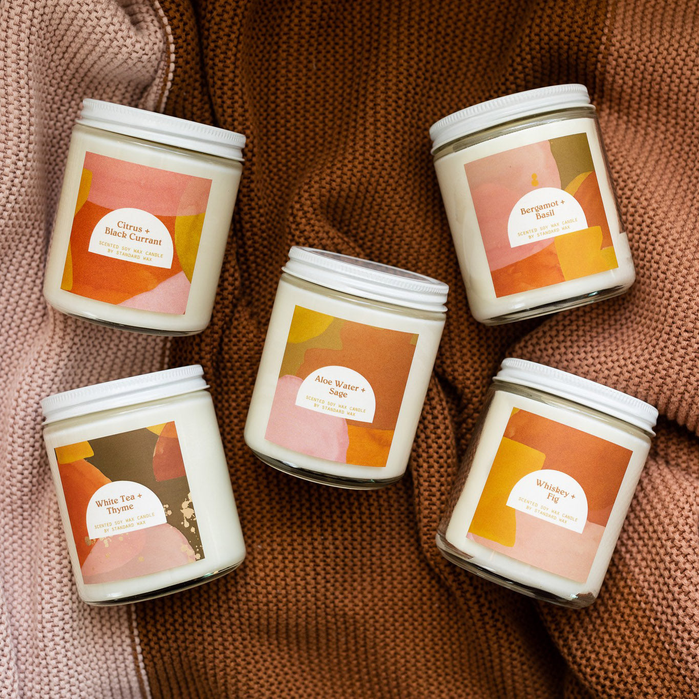 Whiskey + Fig - 8oz Candle (Simple Standards)